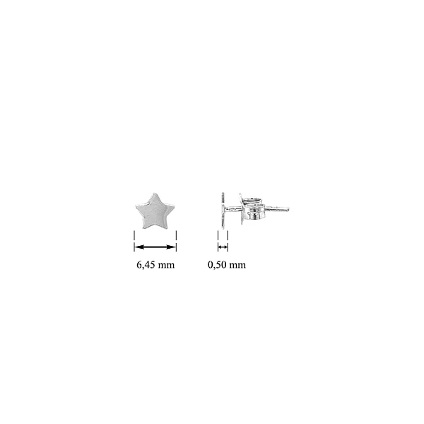 Gold stud earrings stars