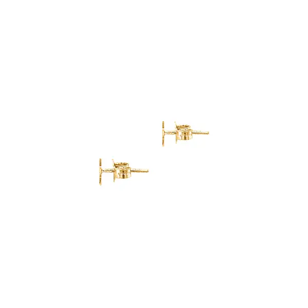 Gold stud earrings stars
