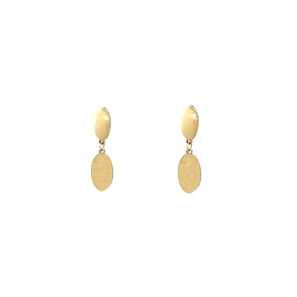 Gold dangle earrings