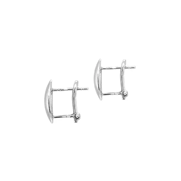 White Gold Earrings