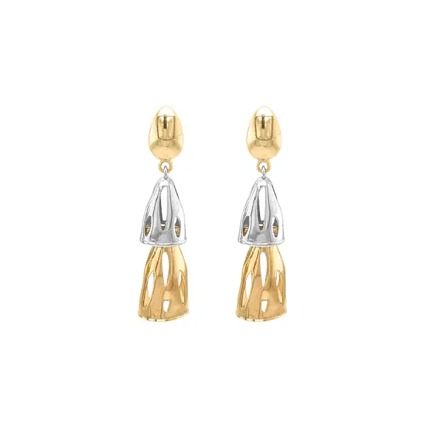 Earrings made of Combination Gold