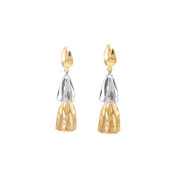 Earrings made of Combination Gold