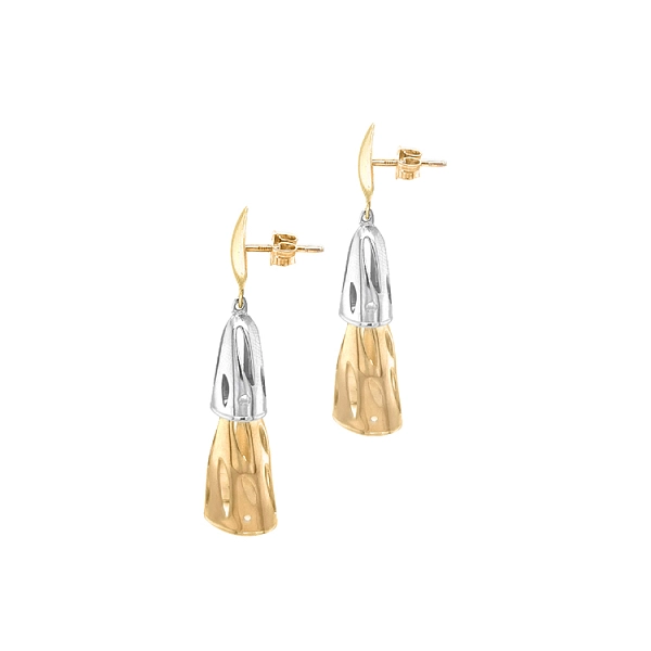Earrings made of Combination Gold