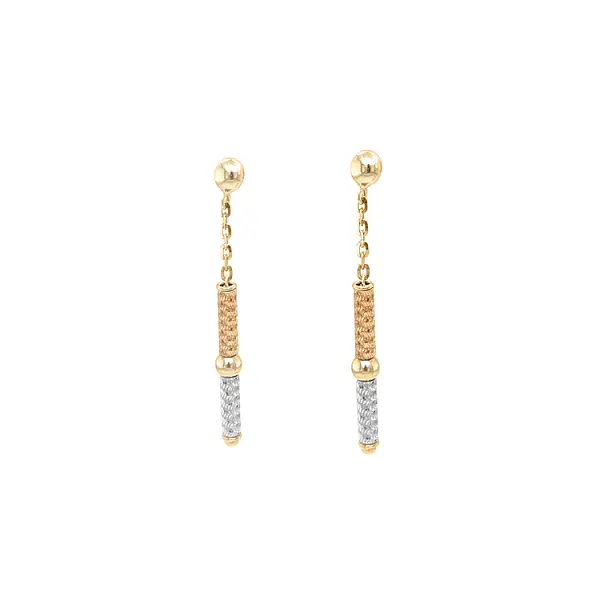 Earrings made of Combination Gold