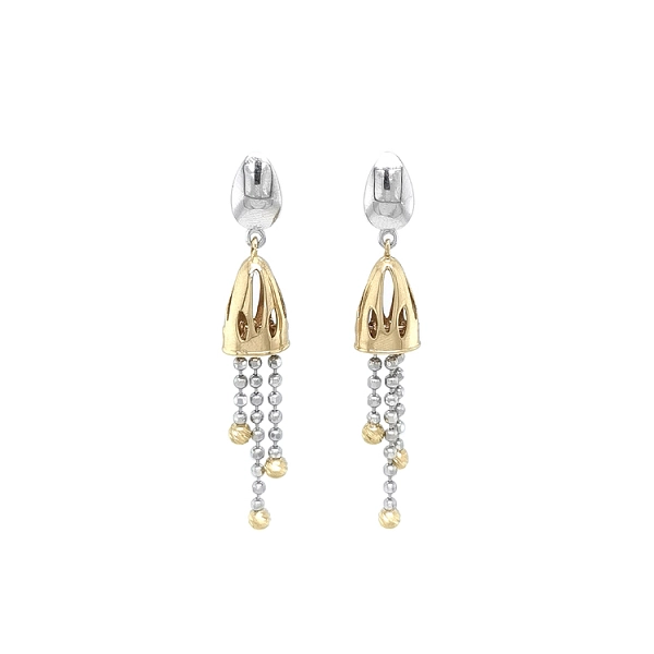 Gold Combination dangle earrings