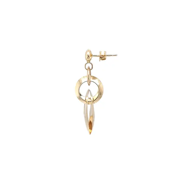 Gold dangle earrings