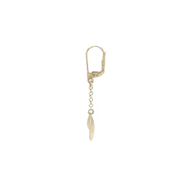 Gold dangle earrings