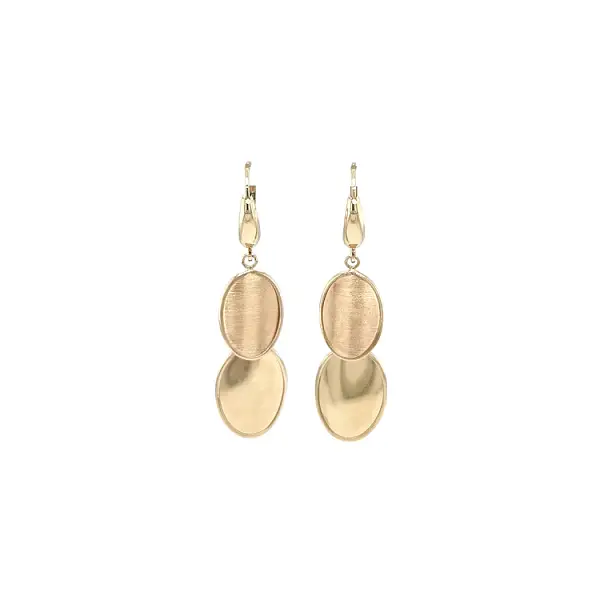Gold dangle earrings