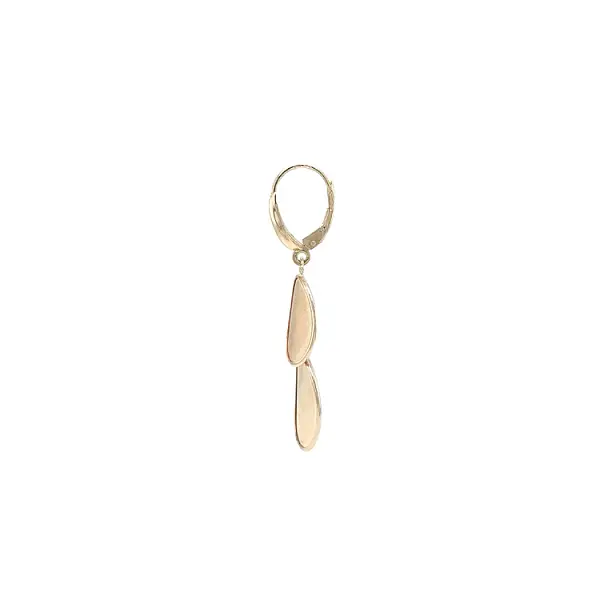 Gold dangle earrings