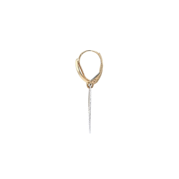 Gold dangle earrings