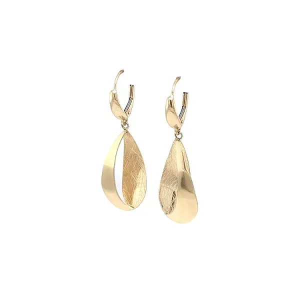 Gold dangle earrings