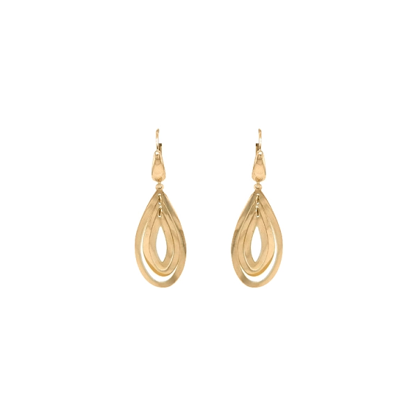 Gold dangle earrings