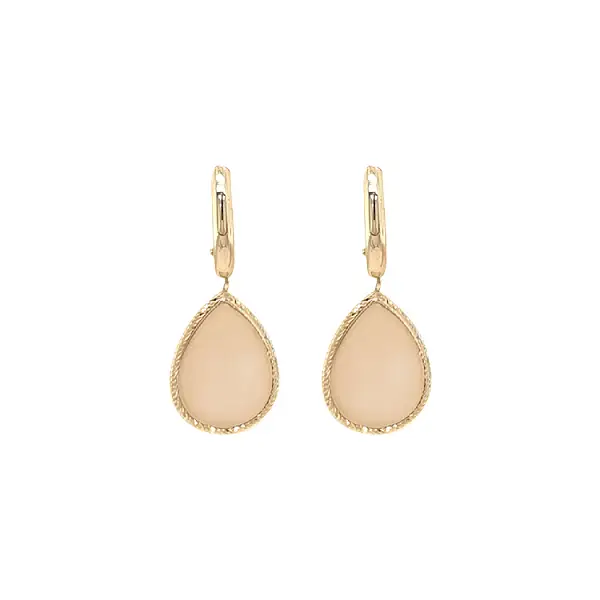 Gold dangle earrings