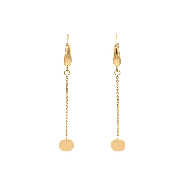 Gold dangle earrings