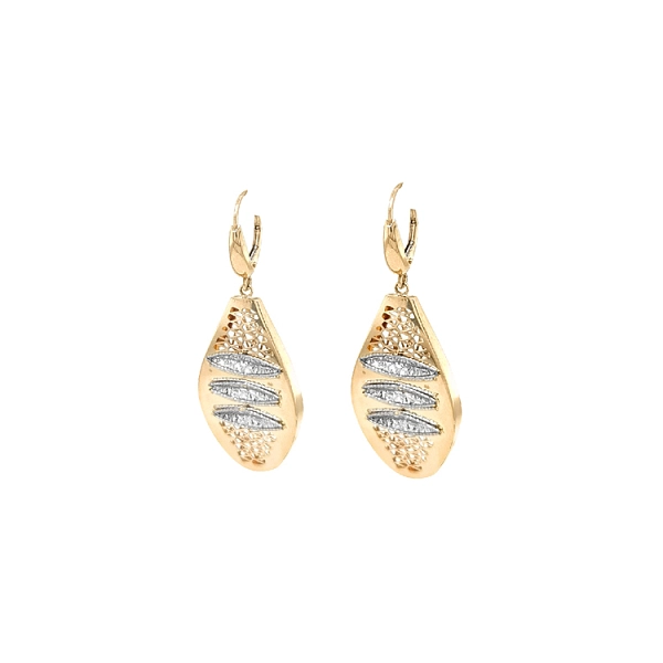 Gold Mixed Gold Earrings