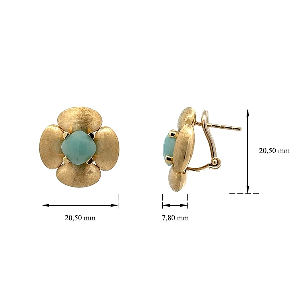 Gold Distinctive Earrings