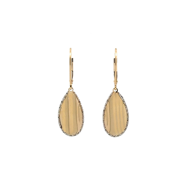 Gold dangle earrings