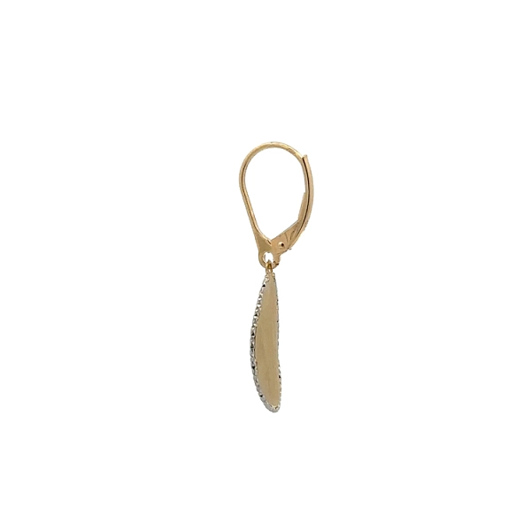 Gold dangle earrings