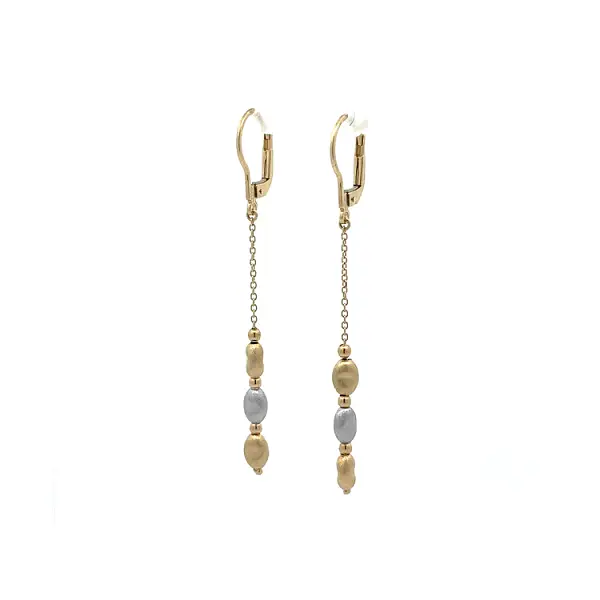 Gold Combination dangle earrings