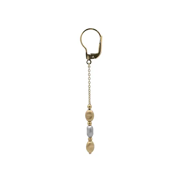 Gold Combination dangle earrings