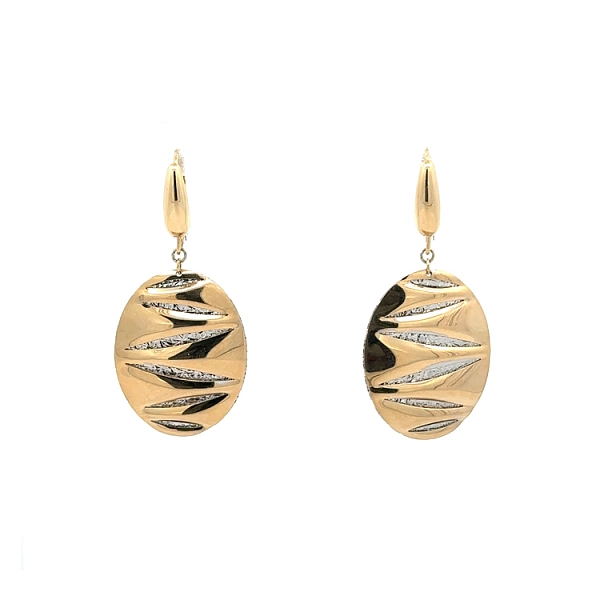 Gold dangle earrings