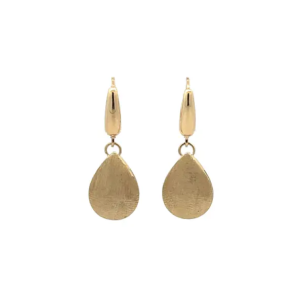 Gold dangle earrings