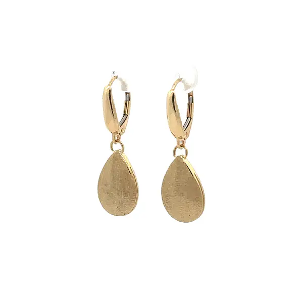 Gold dangle earrings