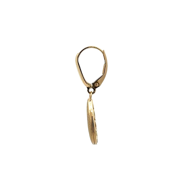 Gold dangle earrings