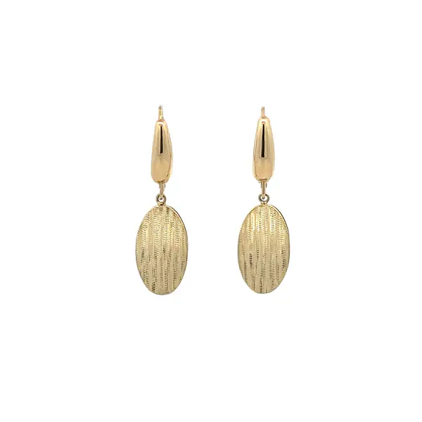 Gold dangle earrings