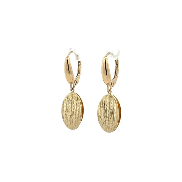 Gold dangle earrings