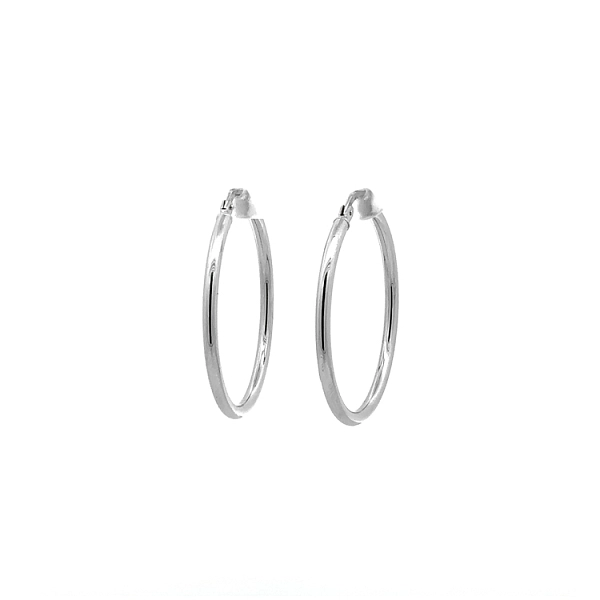 Gold Round Earrings