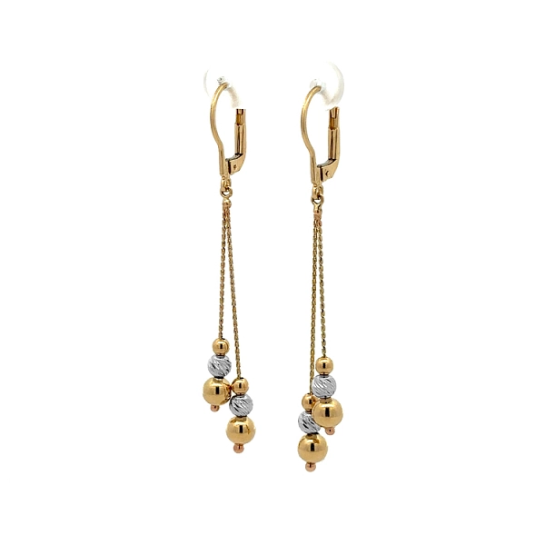 Gold dangle earrings