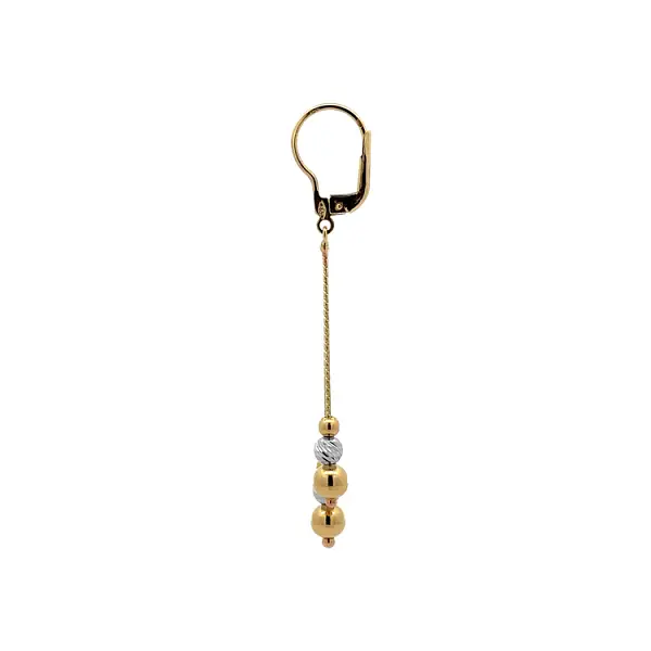 Gold dangle earrings