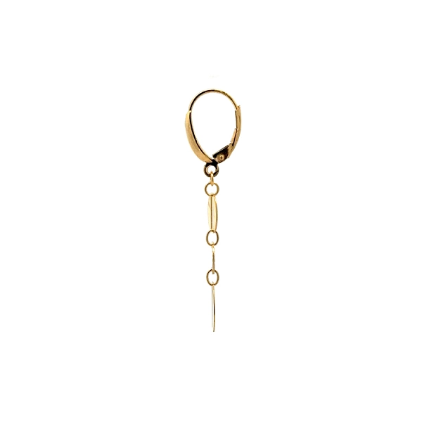 Gold dangle earrings