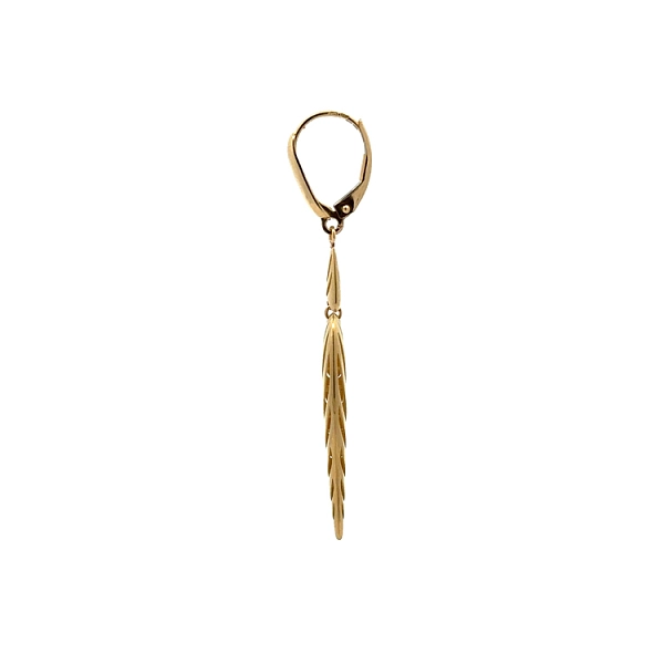 Gold dangle earrings