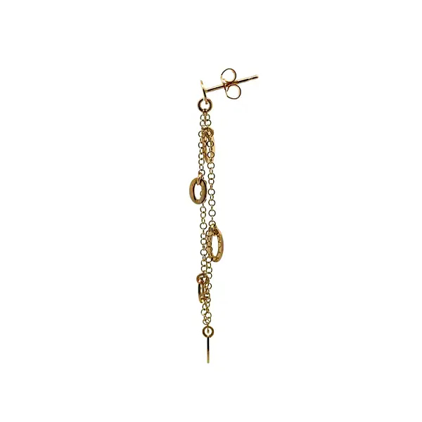 Gold dangle earrings