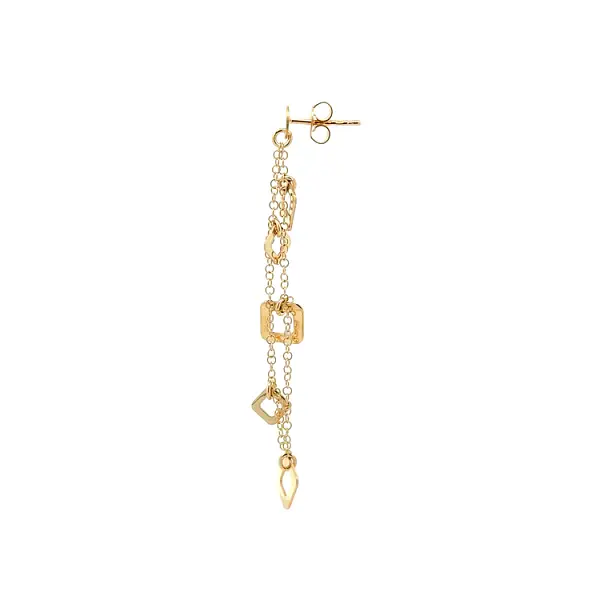 Gold dangle earrings