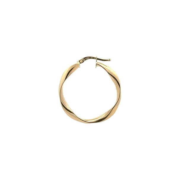 Gold Round Earrings