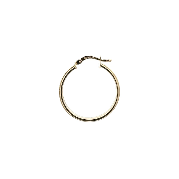 Gold Round Earrings