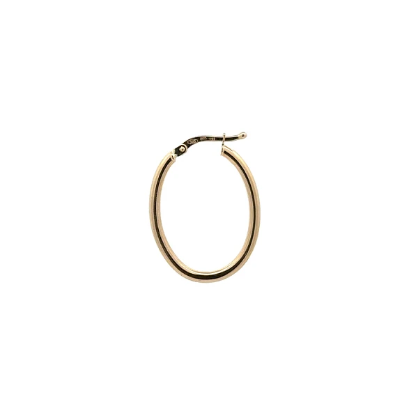 Gold Round Earrings