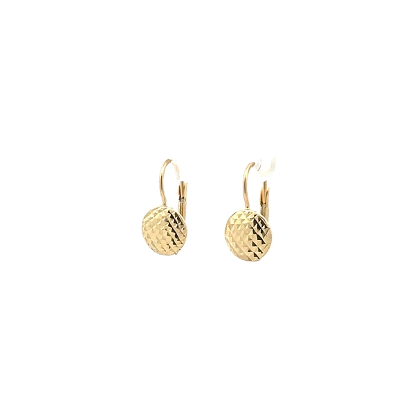 Gold dangle earrings
