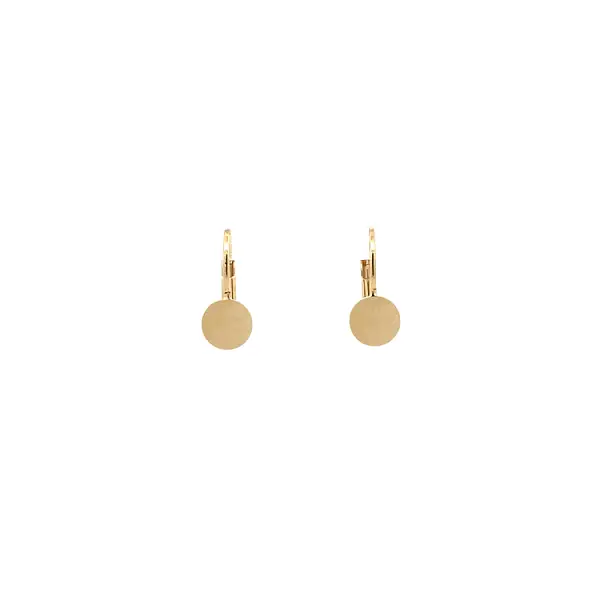 Gold dangle earrings