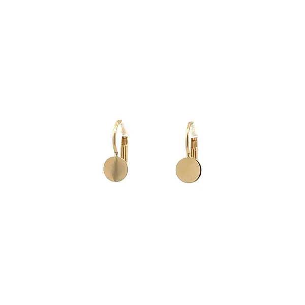Gold dangle earrings