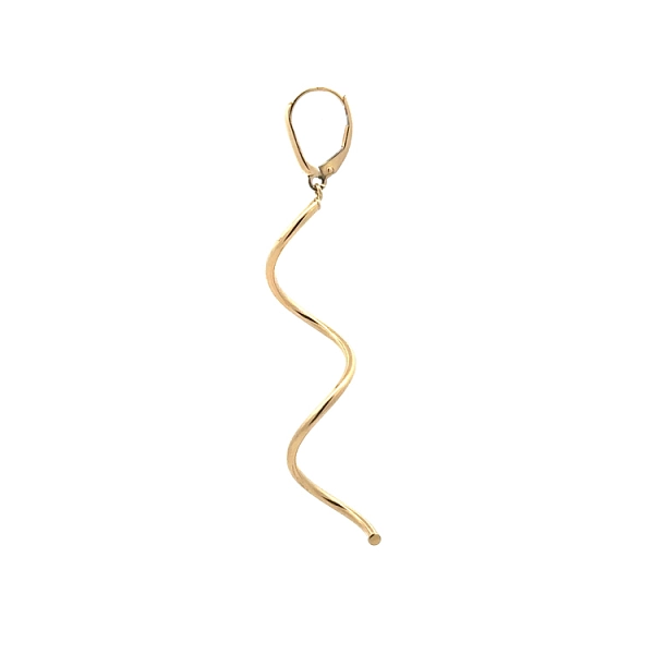 Gold dangle earrings