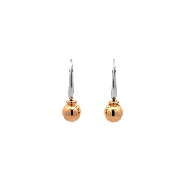 Gold dangle earrings