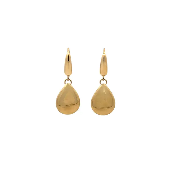 Gold dangle earrings