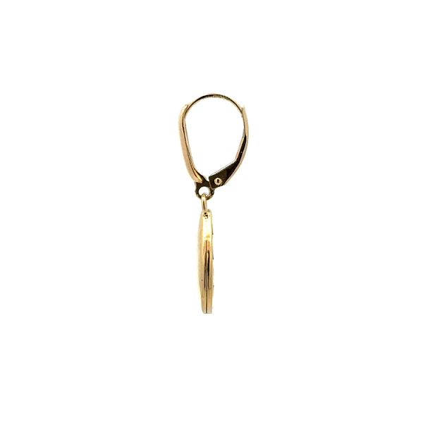 Gold dangle earrings