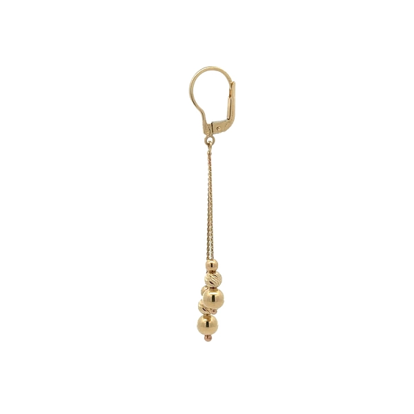 Gold dangle earrings