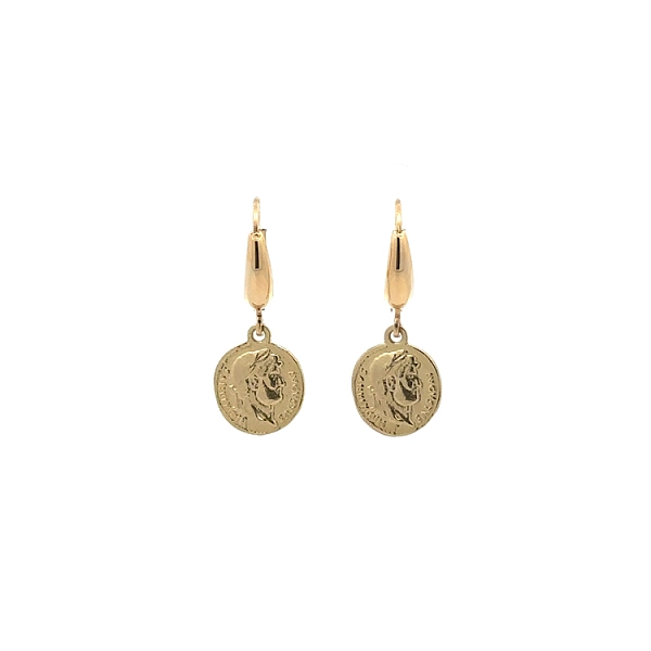 Gold Earrings Hadrianus Augustus