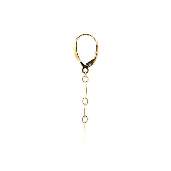 Gold dangle earrings